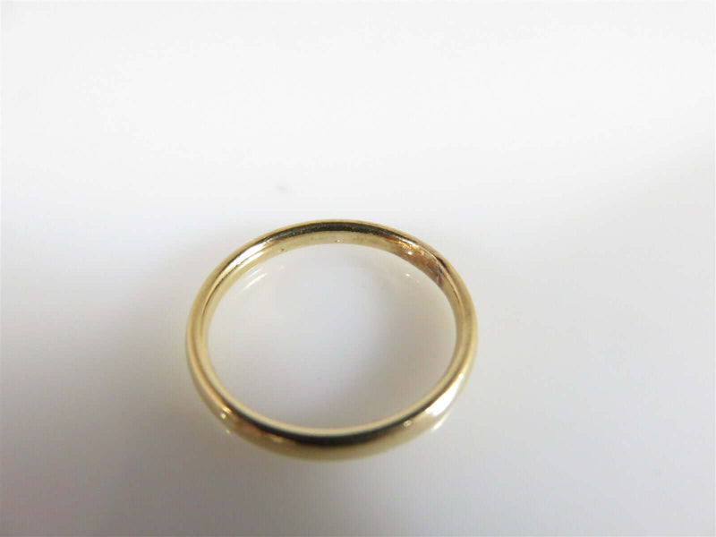 Antique Band Ring 14k Gold Womens Wedding Band Keeper Ring Size 2.75 - Just Stuff I Sell