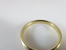 14K Solid Gold Wedding Band Men's Size 10.5 3.9grams 3.0mm x 1.76mm - Just Stuff I Sell
