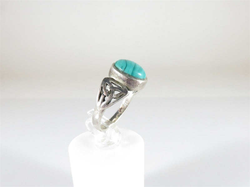 Sterling Silver and Malachite Ring Women's Size 6.5 - Just Stuff I Sell