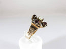 Antique 10K Rosy Yellow Gold Garnet & Pearl Victorian Wedding Ring Size 6 1/2 - Just Stuff I Sell