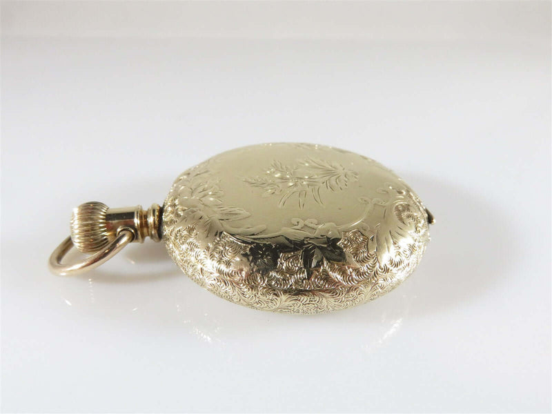Circa 1893 6s Fancy Double Hunter Pocket Watch Case 10K Gold Filled Jas. Boss - Just Stuff I Sell
