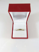 14K Yellow Gold Women's Flower Wedding Band Size 6.75 Minimalist Wedding Band - Just Stuff I Sell