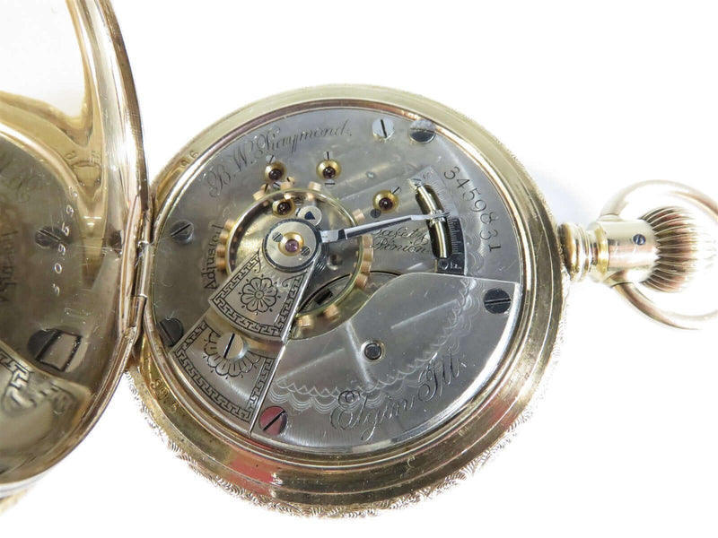 1889 B.W. Raymond Elgin Railroad 18S Pocket Watch B.W.C. Co Granger 14/8K Case - Just Stuff I Sell
