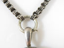 Victorian Sterling Collar Chain & Keepsake Locket UK Hallmarked Floral Design - Just Stuff I Sell