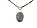 Victorian Sterling Collar Chain & Keepsake Locket UK Hallmarked Floral Design - Just Stuff I Sell