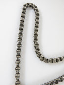 Victorian Sterling Collar Chain & Keepsake Locket UK Hallmarked Floral Design - Just Stuff I Sell