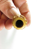 Fancy Antique Yellow & Amber Colored Cigar Holder Cheroot Holder Cigar Tip Meershaum Style - Just Stuff I Sell