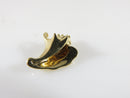 14K Solid Yellow Gold Conch Shell Pendant Beach Themed Signed WJ - Just Stuff I Sell