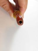 Fancy Antique Yellow & Amber Colored Cigar Holder Cheroot Holder Cigar Tip Meershaum Style - Just Stuff I Sell