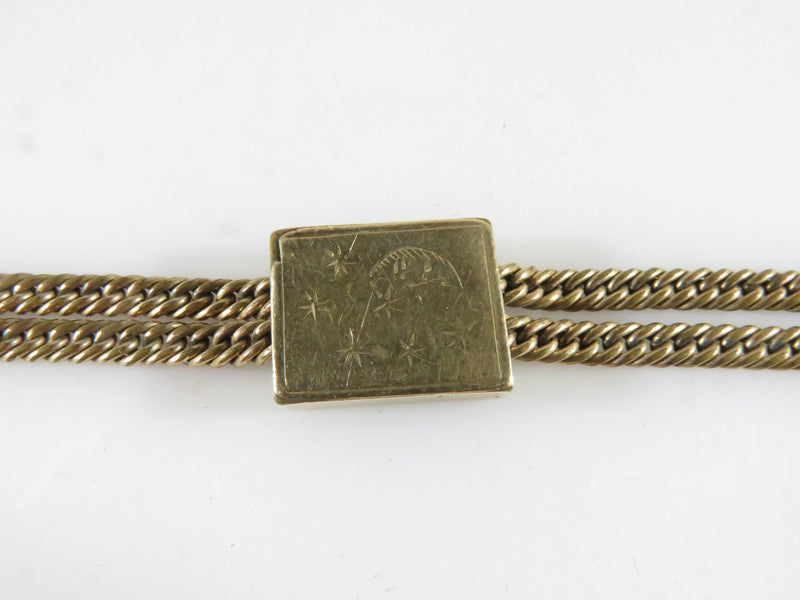 Victorian 4 3/8" Pocket Watch Abacus Style Slide With Chamfered Moon & Stars - Just Stuff I Sell