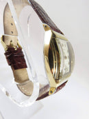 Benrus Mens Tank Watch Model BB4 17 Jewels Swiss 10K RGP Case Leather Strap Nice - Just Stuff I Sell