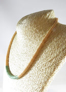 18" Navajo Turquoise Shell Sterling Silver Heishi Polished Stone Bead Necklace - Just Stuff I Sell