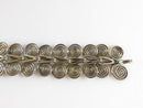 Sterling Silver Spiral Link Bracelet Artisan Unsigned Picasso Style 6 3/4" - Just Stuff I Sell