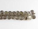 Sterling Silver Spiral Link Bracelet Artisan Unsigned Picasso Style 6 3/4" - Just Stuff I Sell