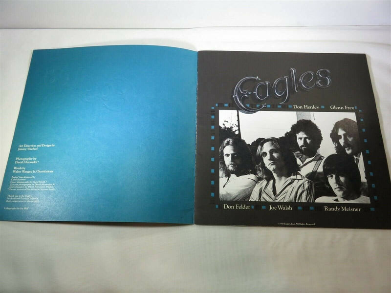 Eagles 1976 11 1/4 x 11 1/4 Hotel California US World Tour Program