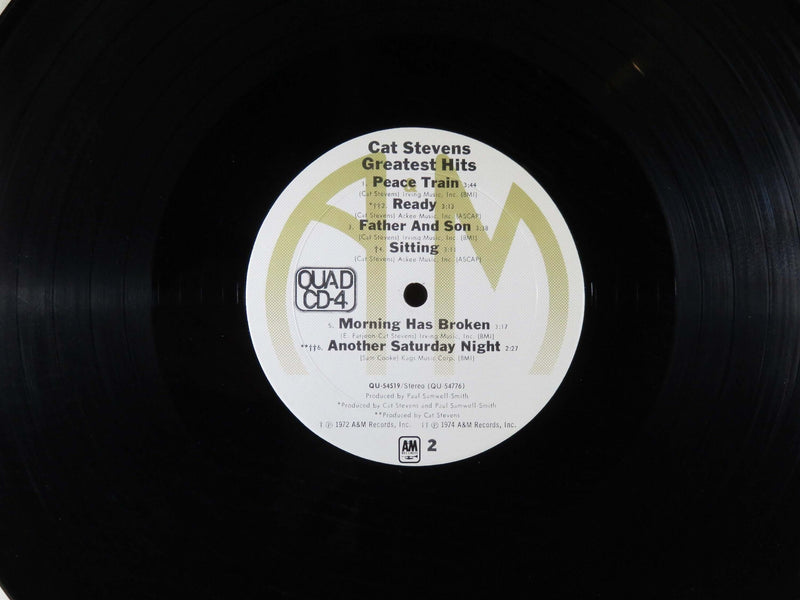 1975 Cat Stevens Greatest Hits Quad CD4 A&M Records QU-54519 Quadraphonic
