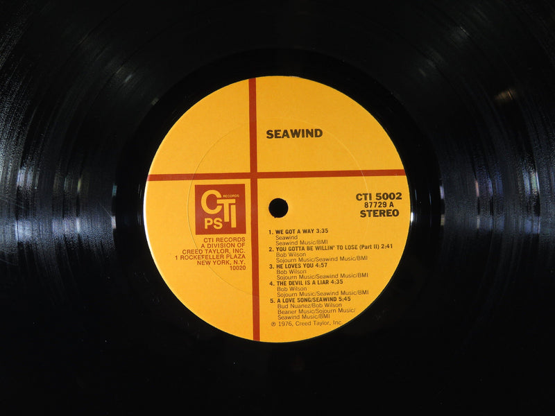 Seawind Self Titled CTI 5002 CTI Records Gatefold 1976 Jazz Funk