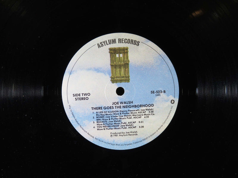 Joe Walsh There Goes the Neighborhood Asylum 1981 5E-523 Blues/Folk Rock
