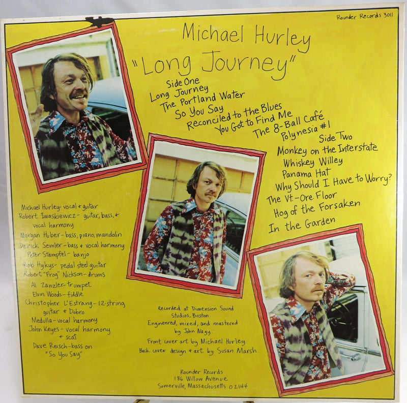 1976 Michael Hurley Long Journey Rounder Records 3011 1st Pressing