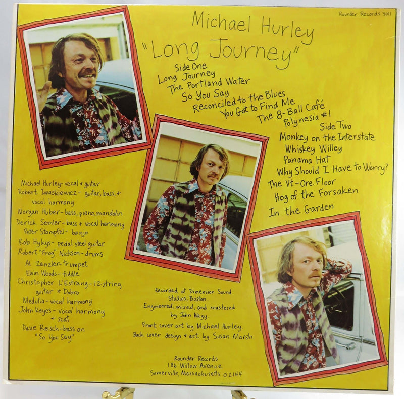 1976 Michael Hurley Long Journey Rounder Records 3011 United Kingdom Sleeve