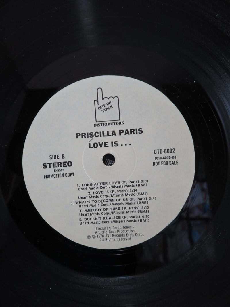 1978 Love Is... Priscilla Paris Out of Town Distributors OTD 8002 Rare Promotional Copy