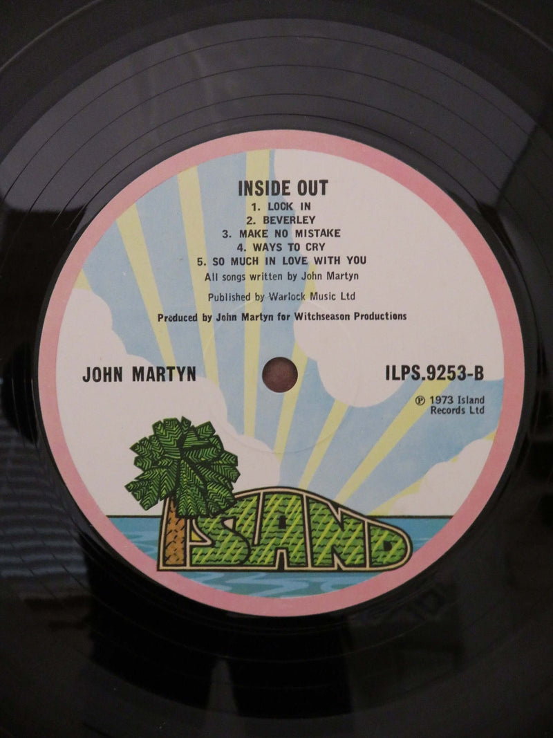 1973 John Martyn Inside Out Island Records ILPS 9253 Gatefold Pink Rim AREACEM Pressing