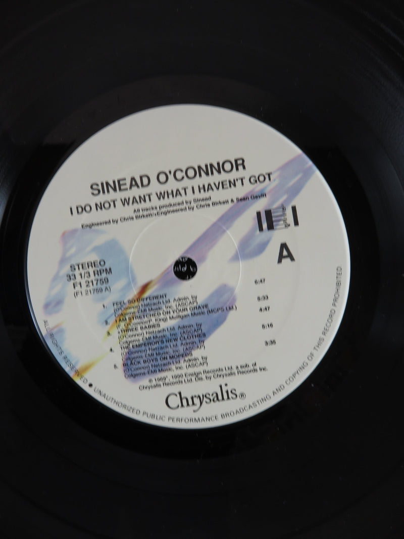 Sinead O'Conner I Do Not Want What I Haven't Got 1990 Chrysalis F1 21759