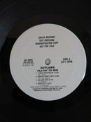 1978 Outlaws Playin' To Win AB 4205 Arista Records Test Pressing Demo Copy LP product image for Just Stuff I Sell, clear front view, neutral background, original listing photo, optimized descriptive alt text, centered composition variant 4