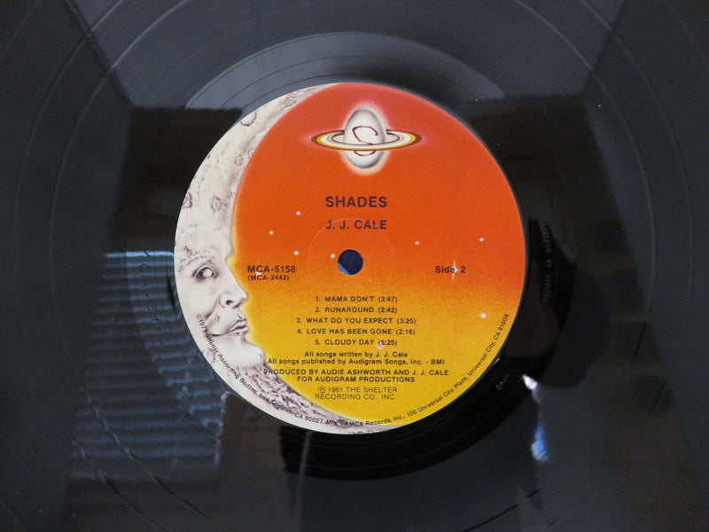 J. J. Cale Shades Shelter Recording Co Mca Records Mca-5158 1980 Vinyl Lp Pinckneyville