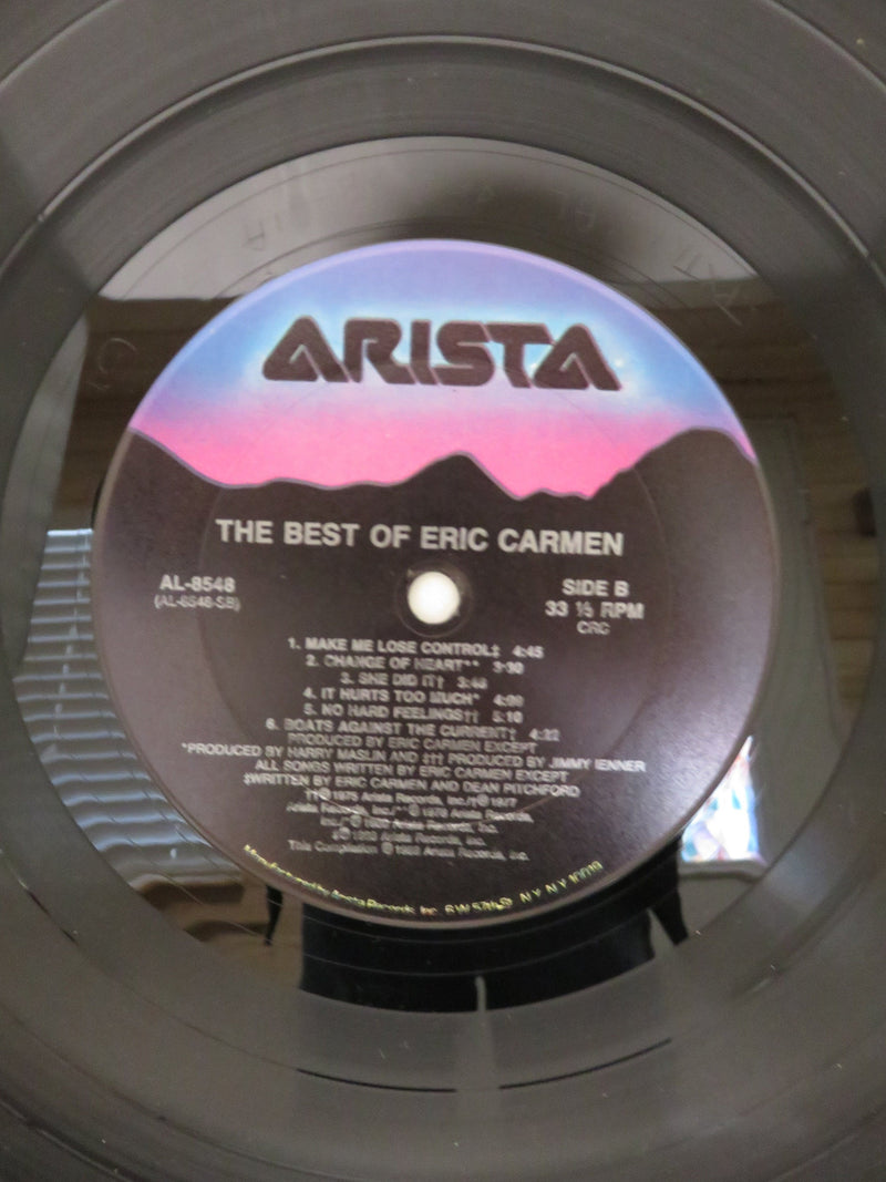 The Best of Eric Carmen Arista Records Carrollton Pressing AL-8548 1988 Club Edition US