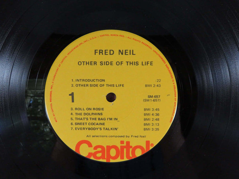 Fred Neil Other Side of This Life Capitol  Records Reissue SM-657 c1975