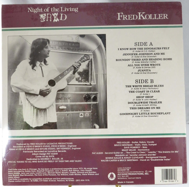 Fred Koller Night of the Living Fred New old Stock 1989 Alcazar Productions Canada Alcazar 108