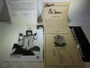 Rare Original Cat Stevens A&M Records Photo Bio 1970S 2 Press Kit Lot Feathers and Bones
