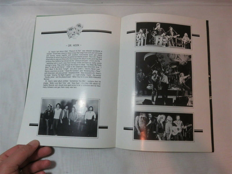 1980 Dr. Hook Hook Ups Official Programme European Tour