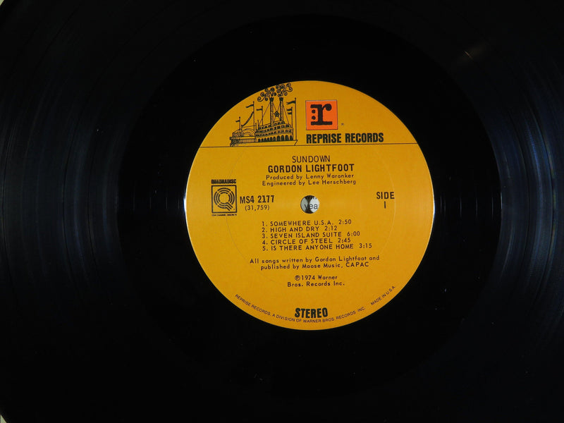 Sundown Gordon Lightfoot Quadra Disc Folk Rock Reprise Records MS4-2177