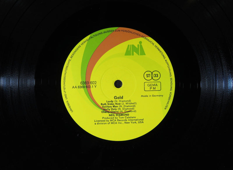 Neil Diamond Gold Gatefold 1970 Uni Records 6369 602 Germany Soft Rock Nice
