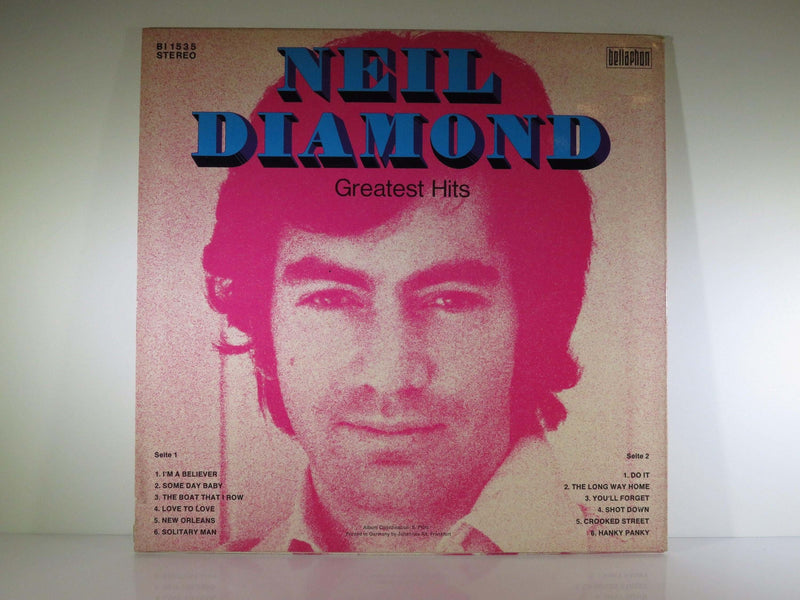 1970 Neil Diamond Greatest Hits Bellaphon BI 1535 German Pressing