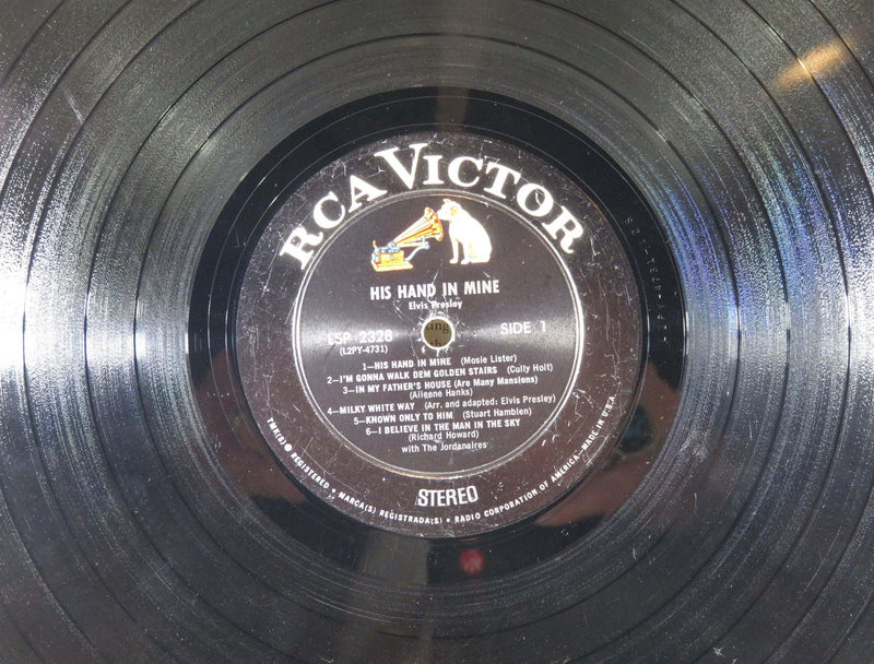 1960 Elvis Presley His Hand in Mine RCA Victor LSP 2328 Soul Blues Gospel