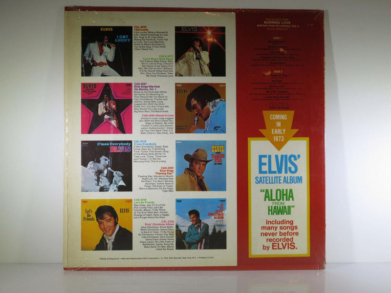 Elvis Burning Love and Hits from his Movies Vol 2 RCA Camden CAS-2595 Blues Rock
