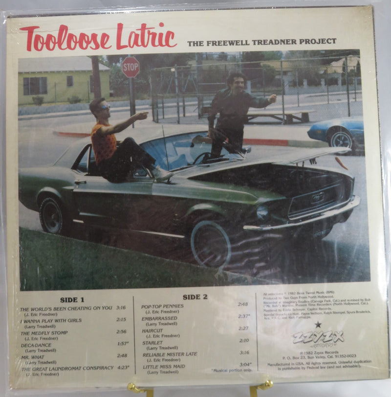 Tooloose Latric The Freewell Treadner Project 1982 ZZYZX Records Z-682