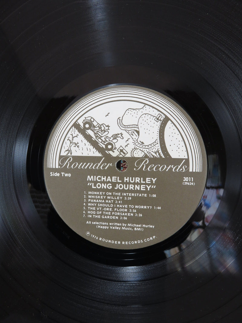 Michael Hurley Long Journey Rounder Records 3011 Autographed Album
