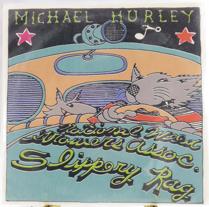 1993 Michael Hurley National Weed Growers Assoc/Slippery Rag 45 Single with Book