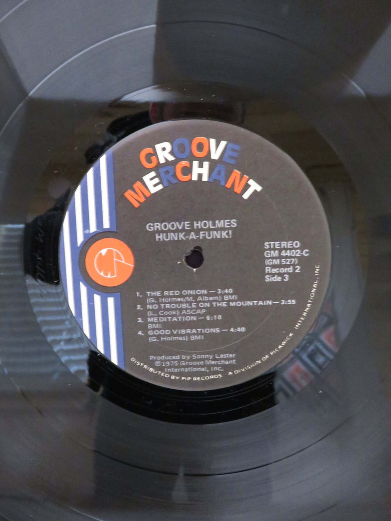 Hunk A Funk Richard "Groove" Holmes GM-4402 Double LP 1975 Groove Merchant