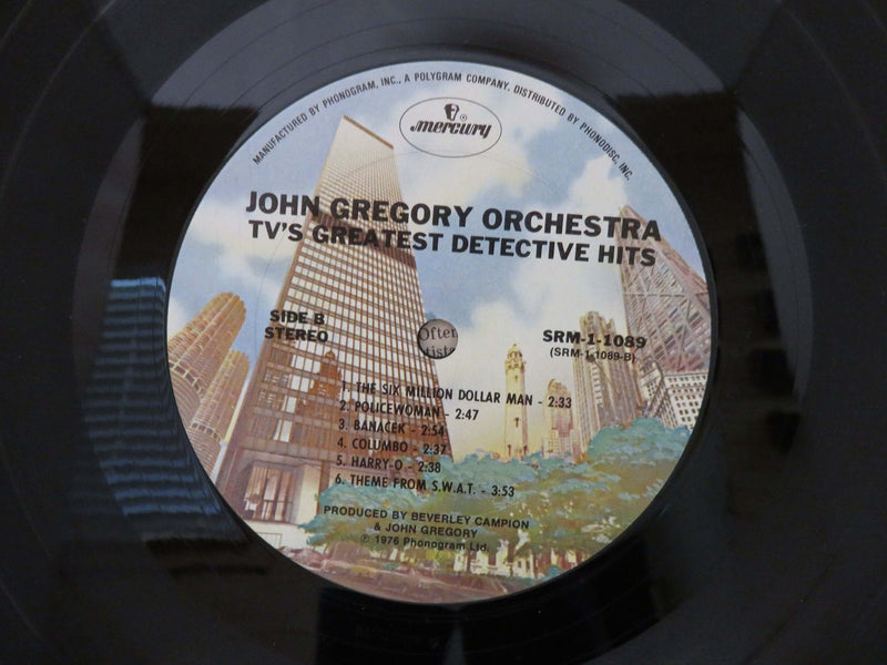 1976 The John Gregory Orchestra TV's Greatest Detective Hits Mercury SRM-1-1089