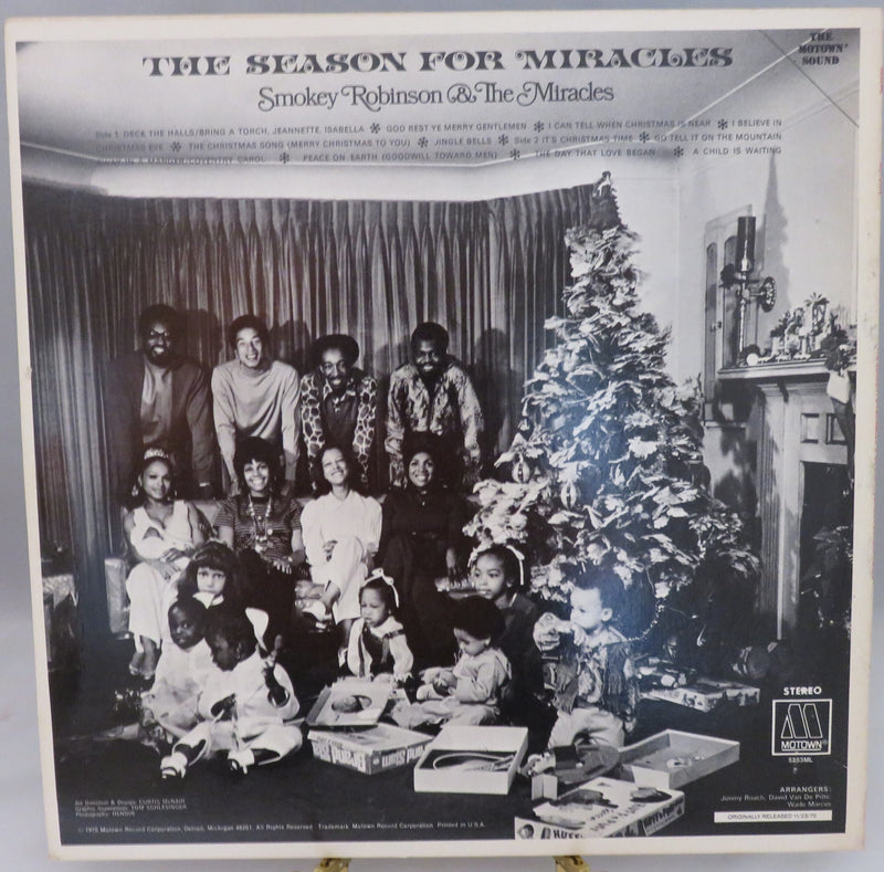 Smokey Robinson & The Miracles The Season for Miracles Motown Reissue 5253ML