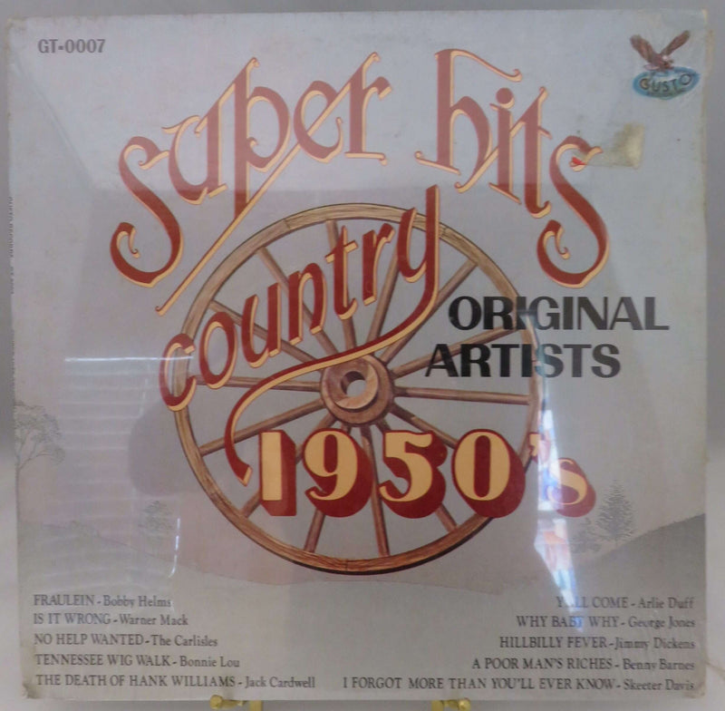 1978 Super Hits Country - 1950's Gusto Records GT-0007 New Old Stock