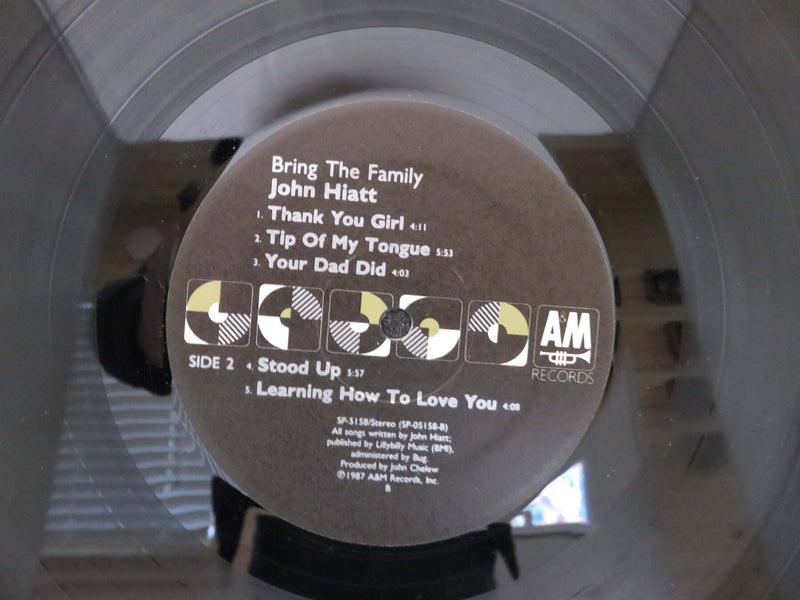 John Hiatt Bring the Family A&M Records 1987 SP 5158 Precision Lacquer