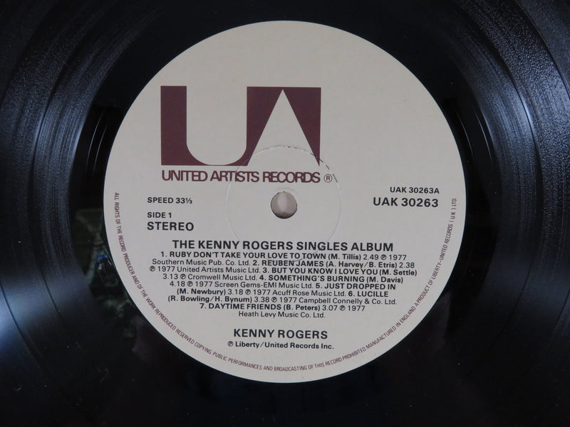 The Kenny Rogers Singles Album Liberty United UAK 30263 UK 1978