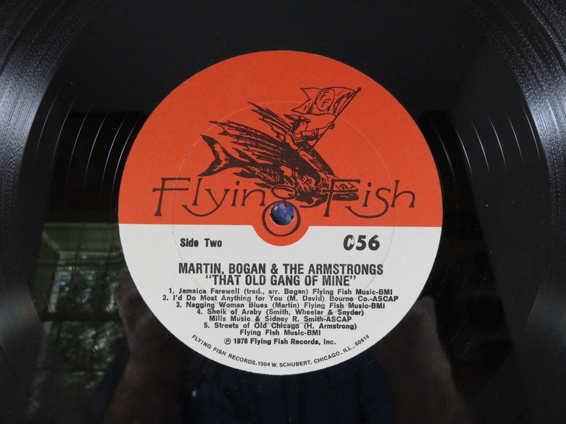 Martin, Bogan & The Armstrongs That Old Gang of Mine Flying Fish 056 1978 LP